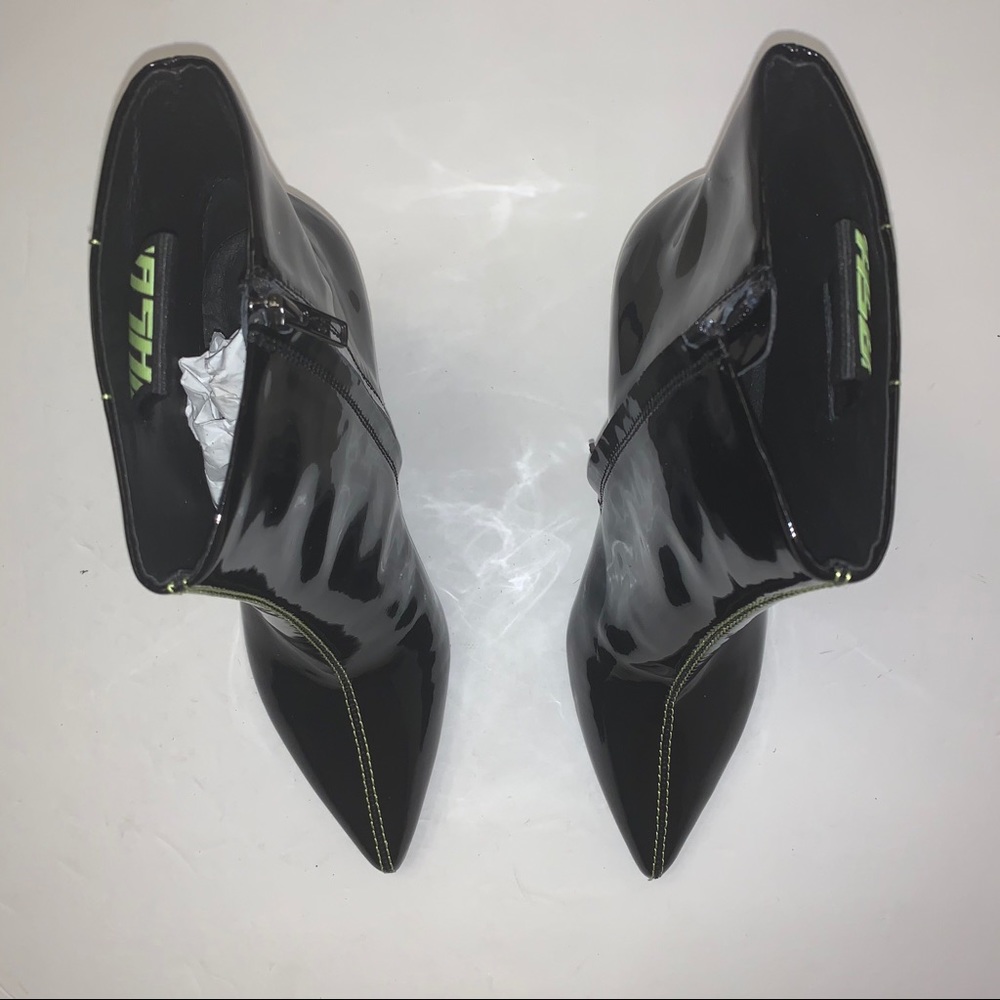Ash ANGEL Black Patent Leather Ankle Boot NWOT B12/12 - Picture 6 of 15